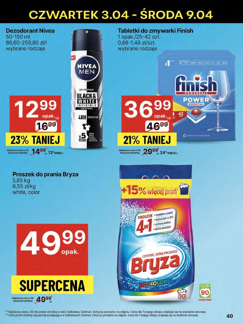 Gazetka promocyjna Delikatesy Centrum str. 40