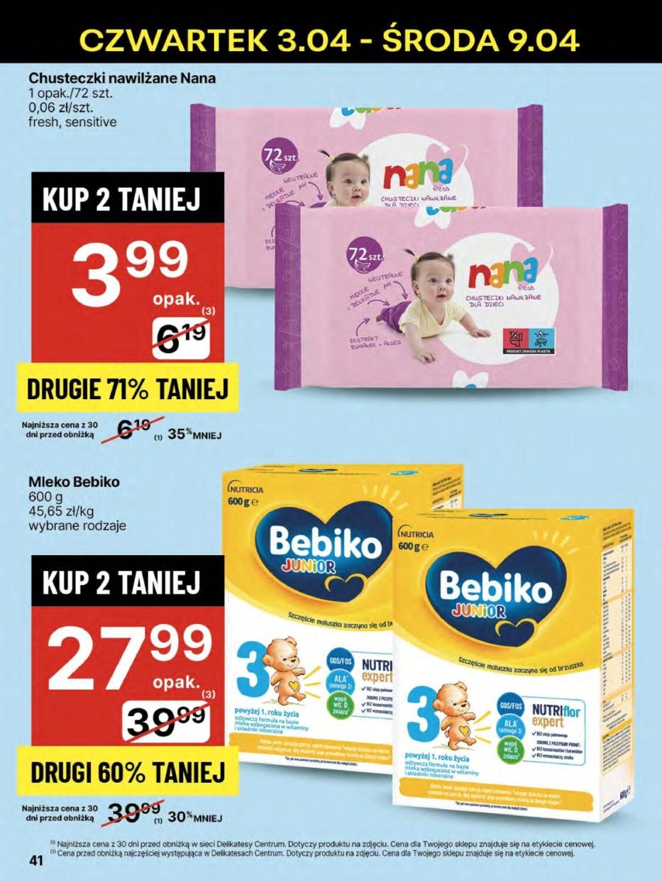 Gazetka promocyjna Delikatesy Centrum str. 41
