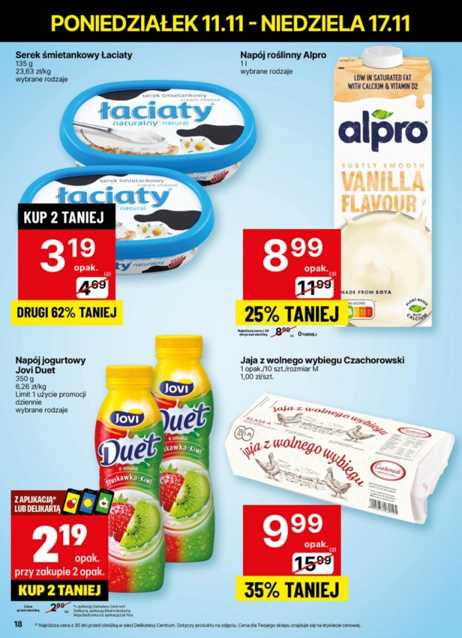 Gazetka promocyjna Delikatesy Centrum str. 18