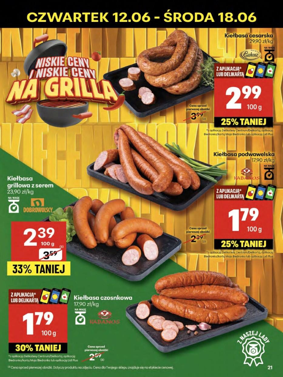 Gazetka promocyjna Delikatesy Centrum str. 21