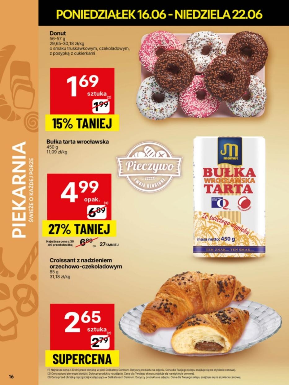 Gazetka promocyjna Delikatesy Centrum str. 16