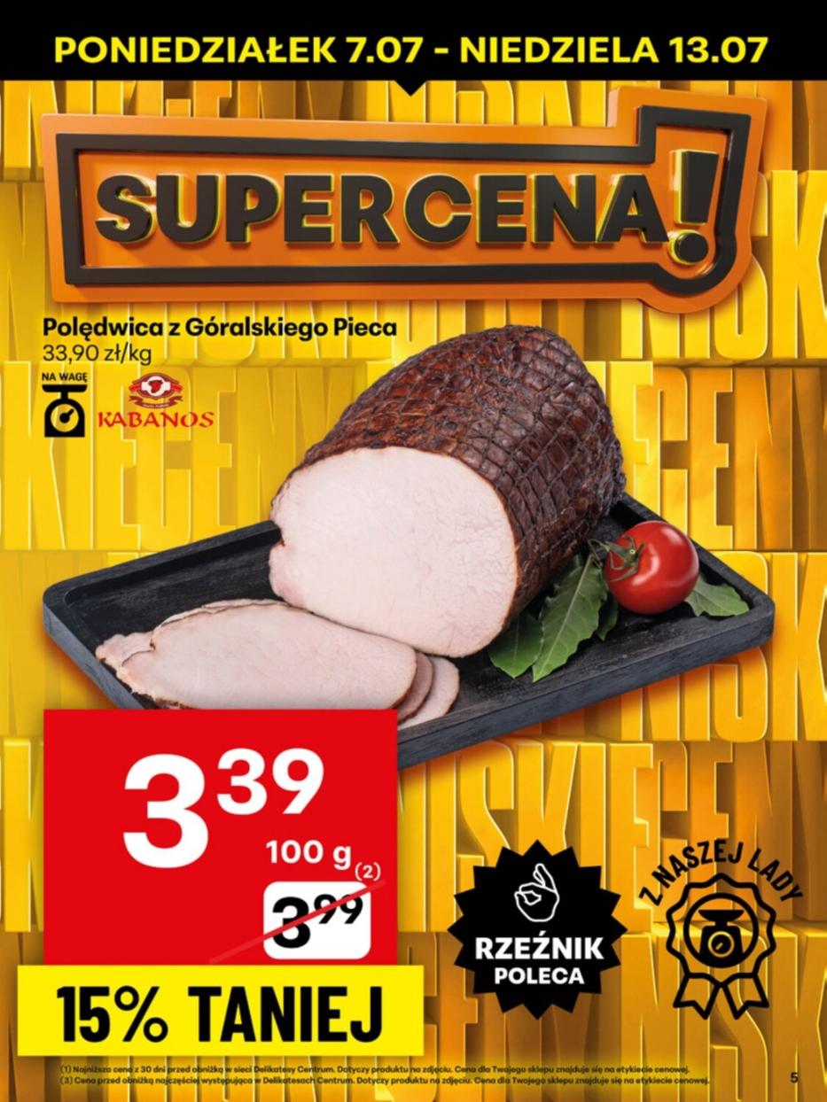 Gazetka promocyjna Delikatesy Centrum str. 5
