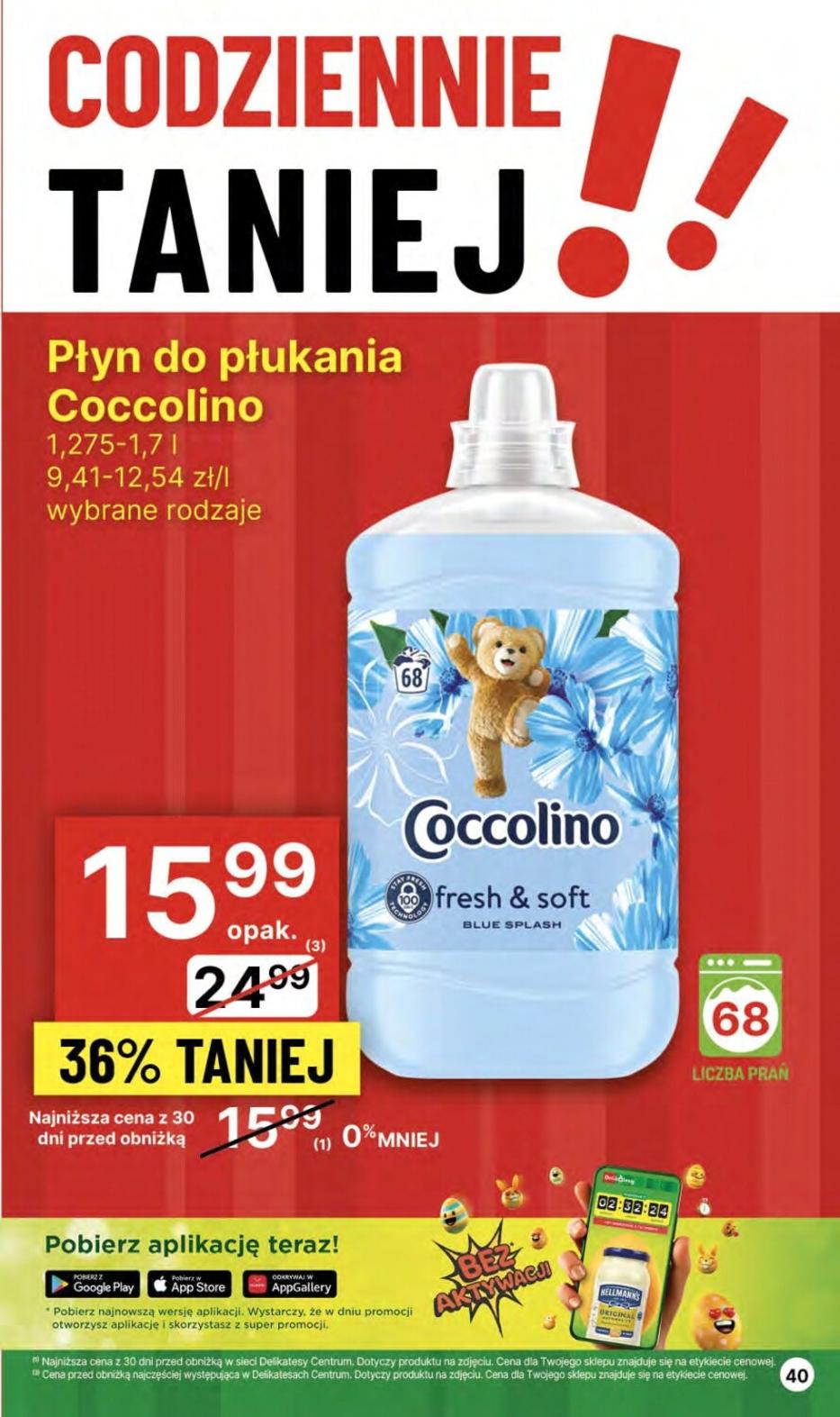 Gazetka promocyjna Delikatesy Centrum str. 40