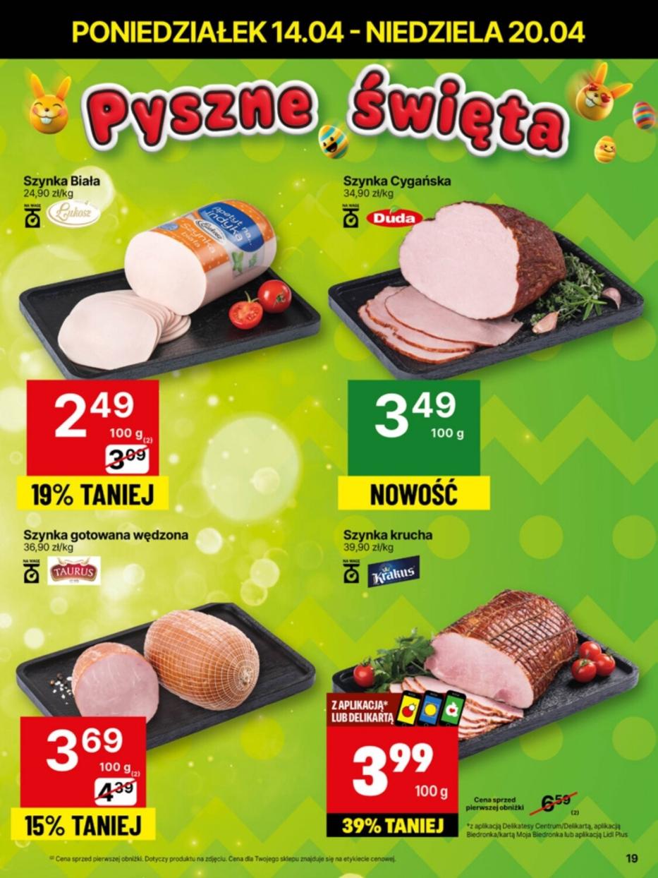 Gazetka promocyjna Delikatesy Centrum str. 19