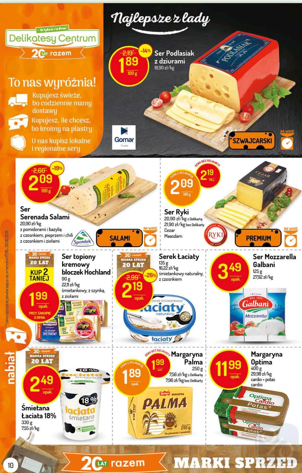 Gazetka promocyjna Delikatesy Centrum str. 10