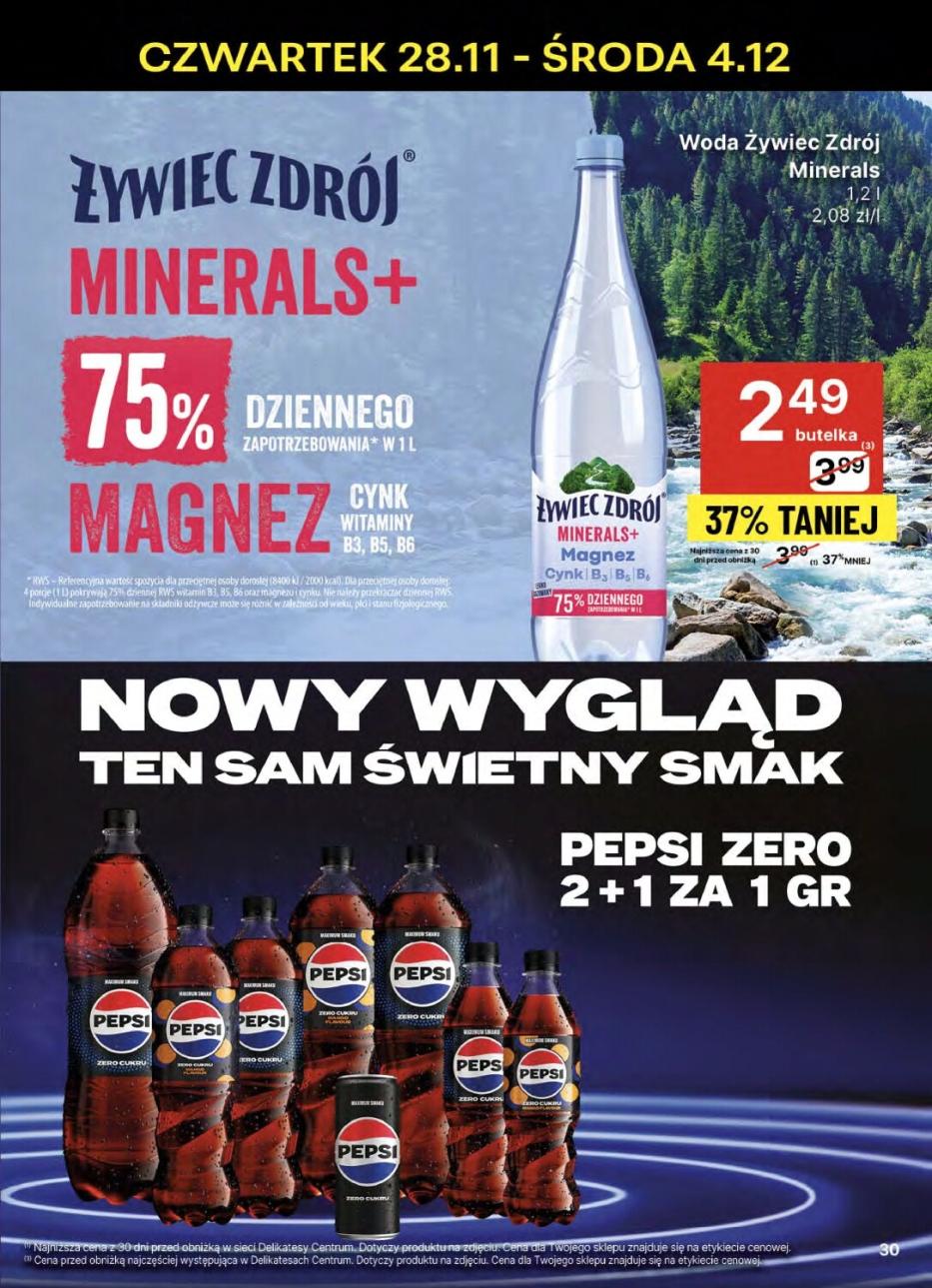 Gazetka promocyjna Delikatesy Centrum str. 30