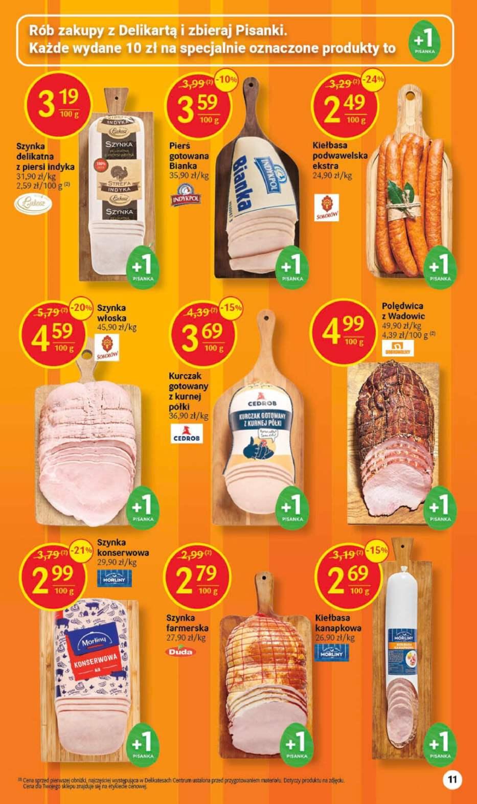Gazetka promocyjna Delikatesy Centrum str. 11