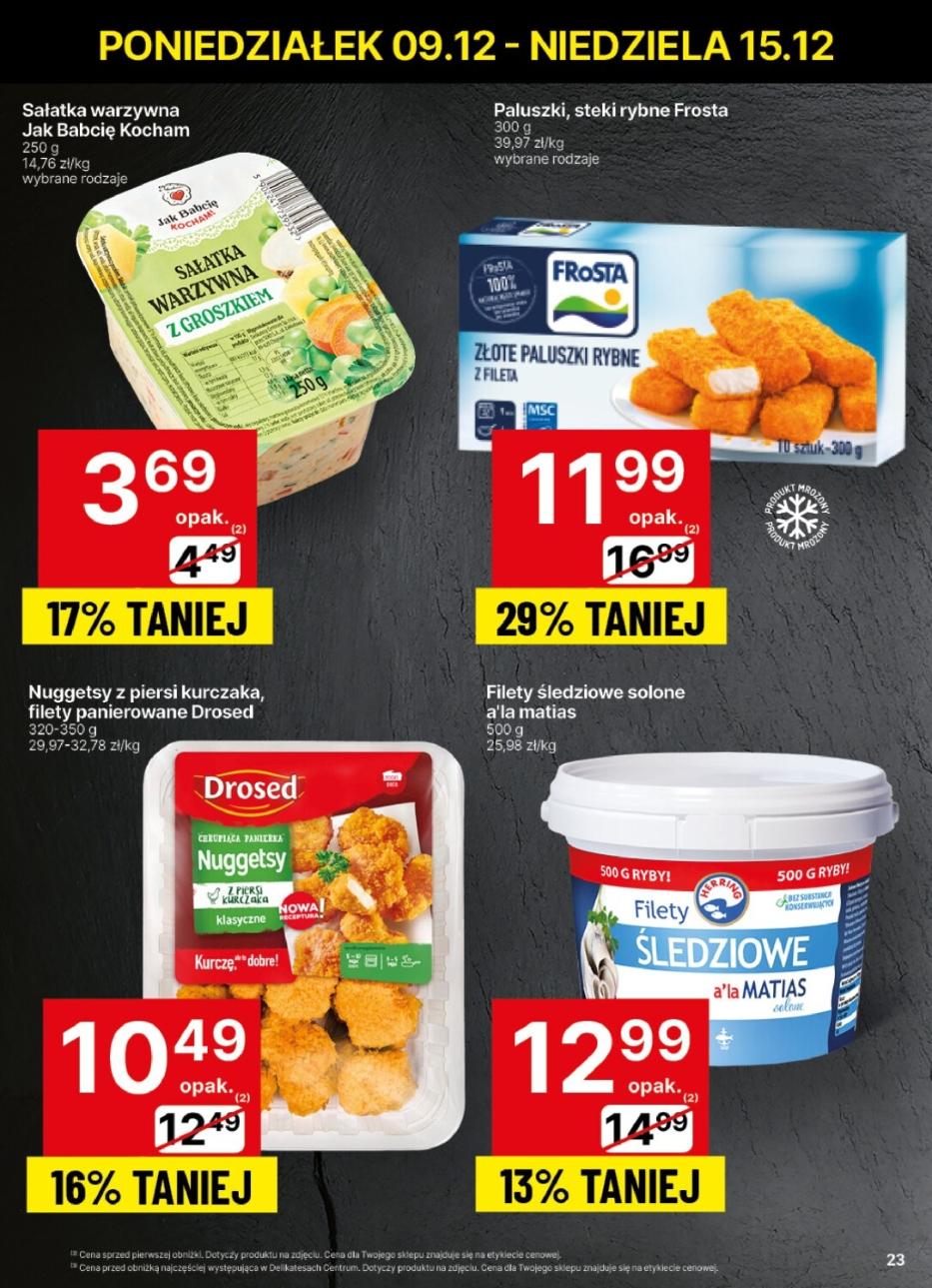 Gazetka promocyjna Delikatesy Centrum str. 23