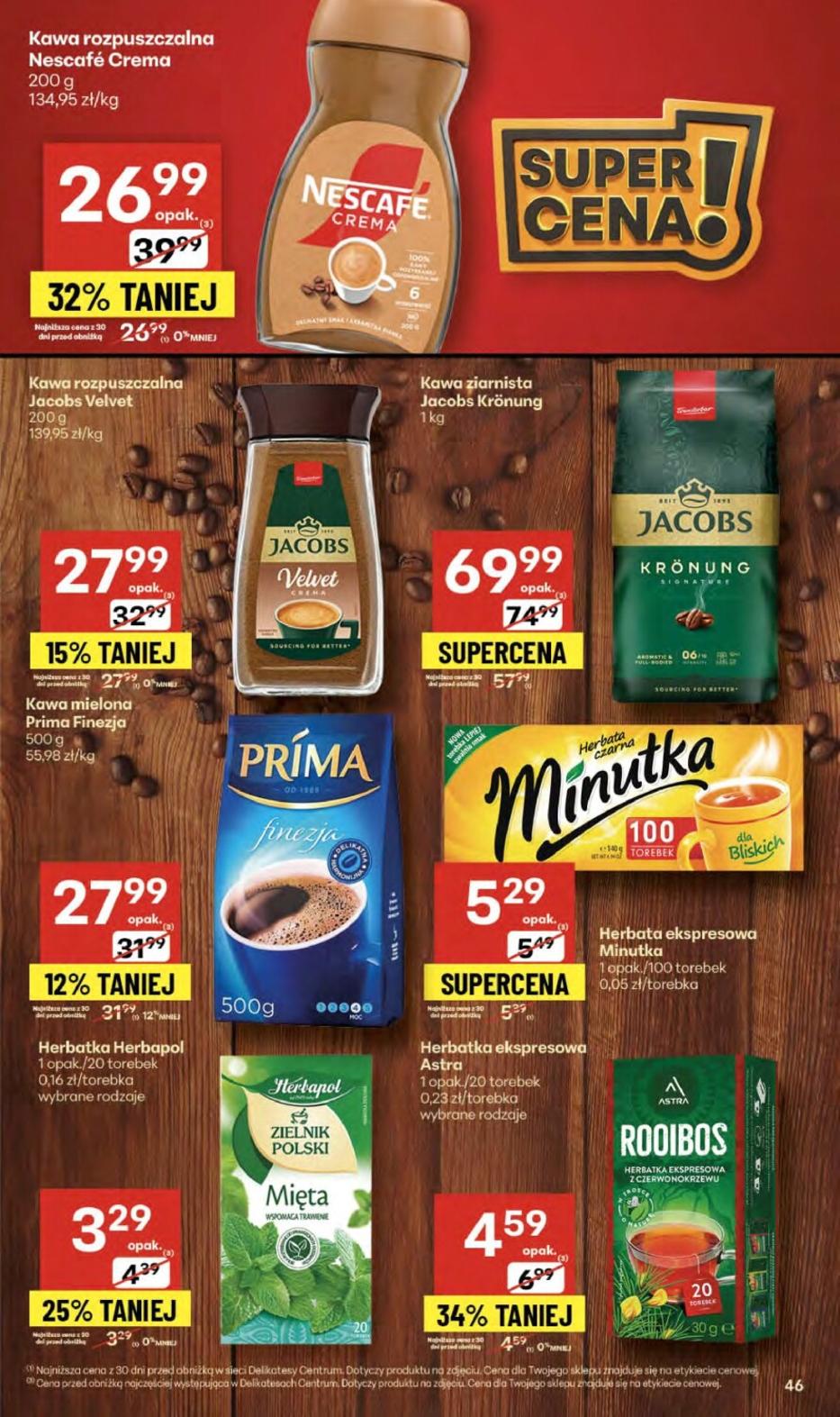 Gazetka promocyjna Delikatesy Centrum str. 46