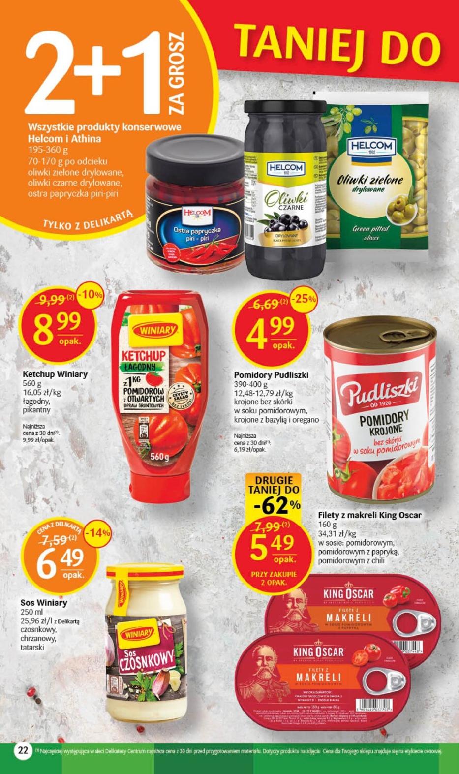 Gazetka promocyjna Delikatesy Centrum str. 22