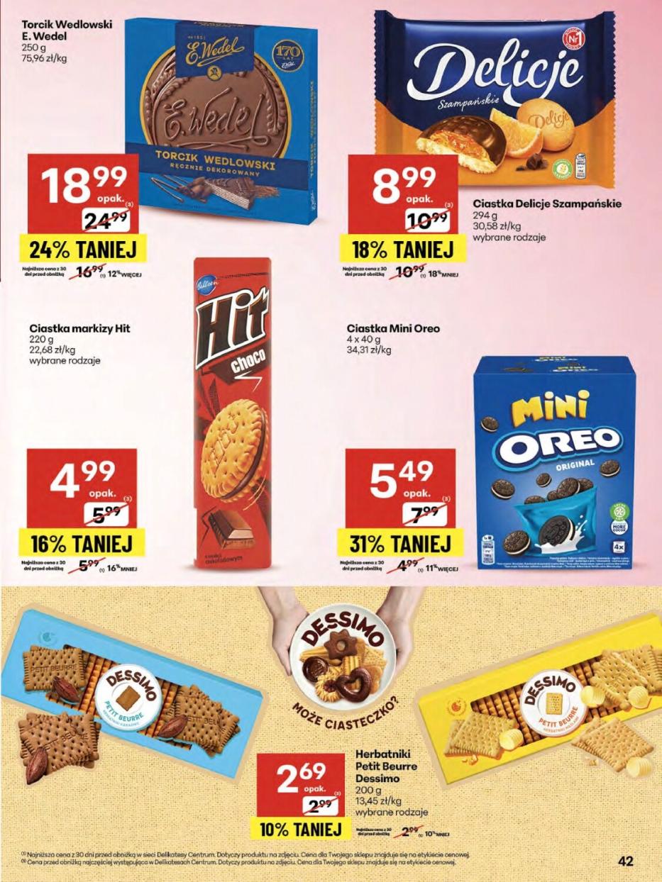 Gazetka promocyjna Delikatesy Centrum str. 42
