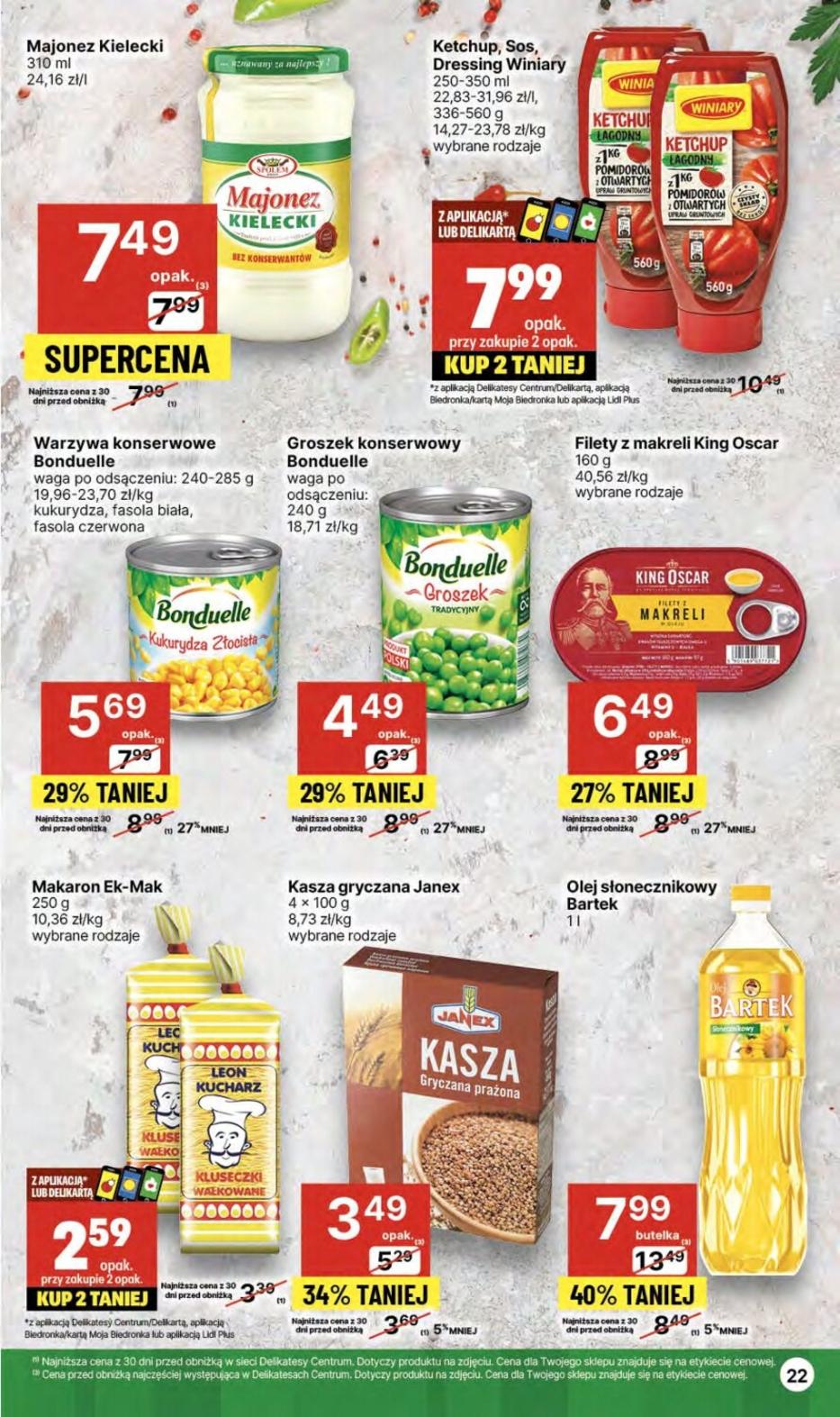 Gazetka promocyjna Delikatesy Centrum str. 22