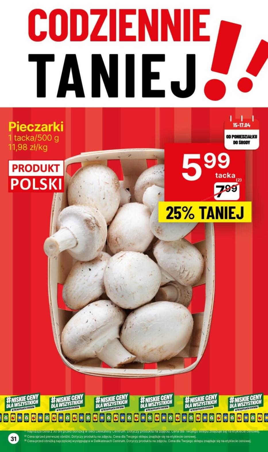 Gazetka promocyjna Delikatesy Centrum str. 31