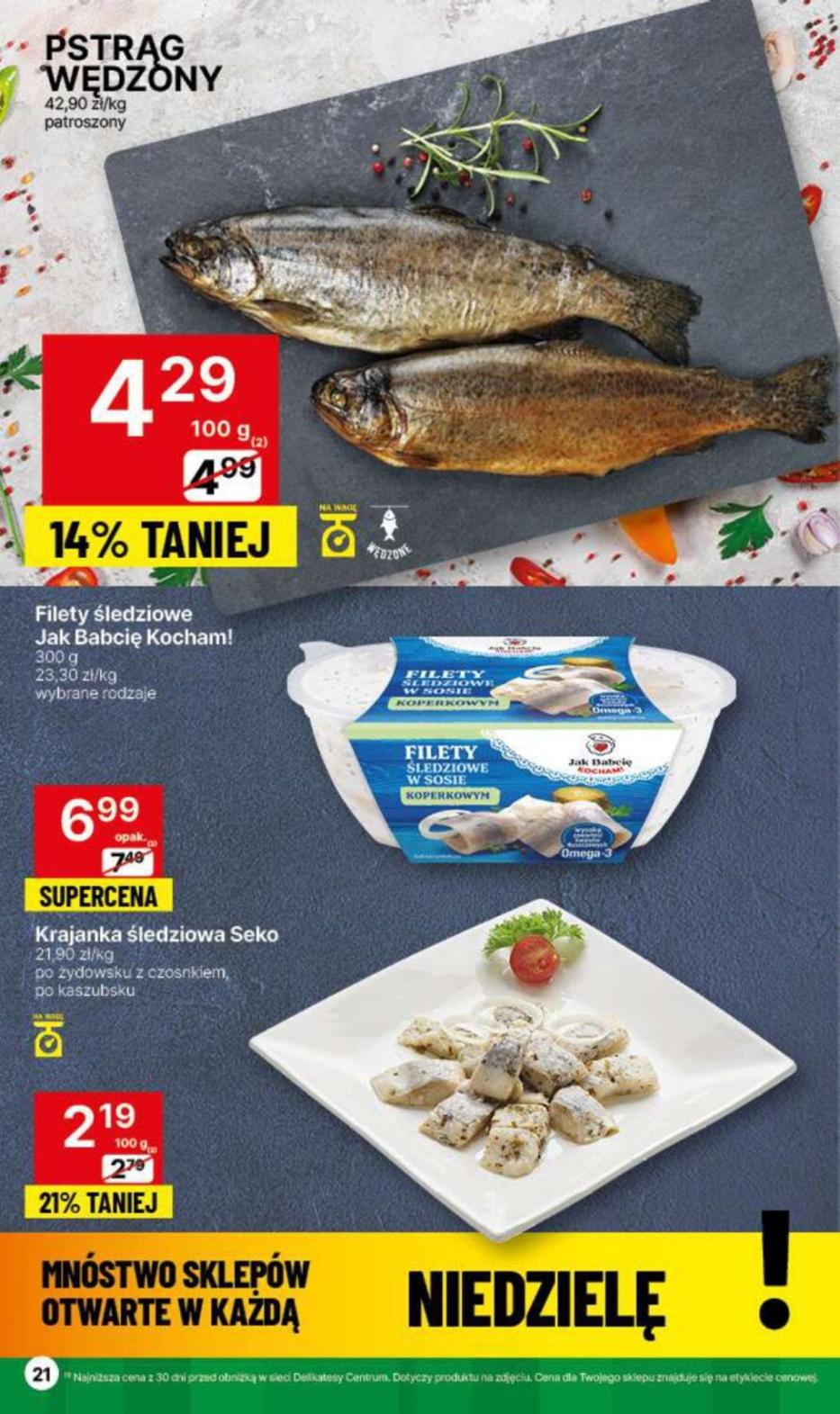 Gazetka promocyjna Delikatesy Centrum str. 21