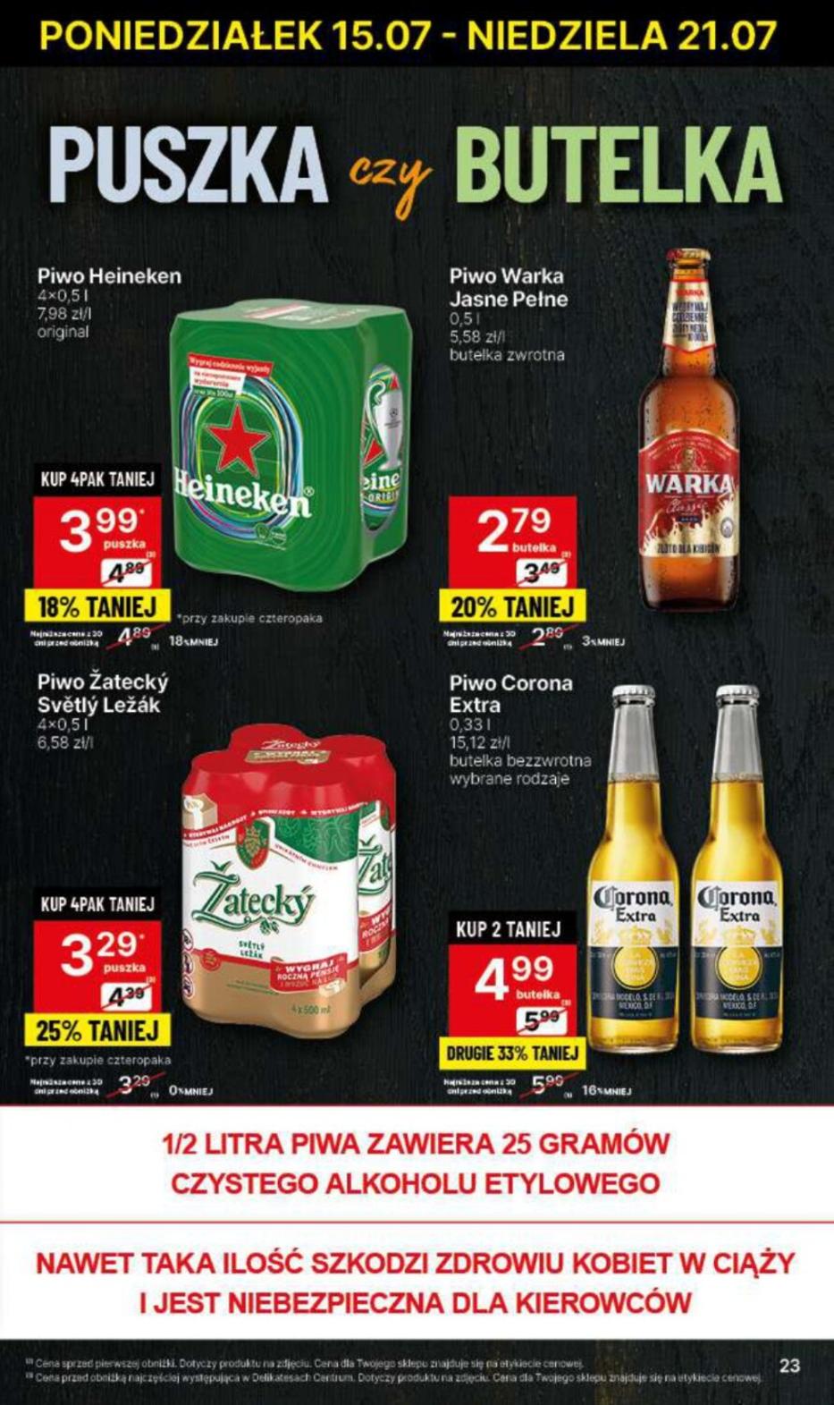 Gazetka promocyjna Delikatesy Centrum str. 23