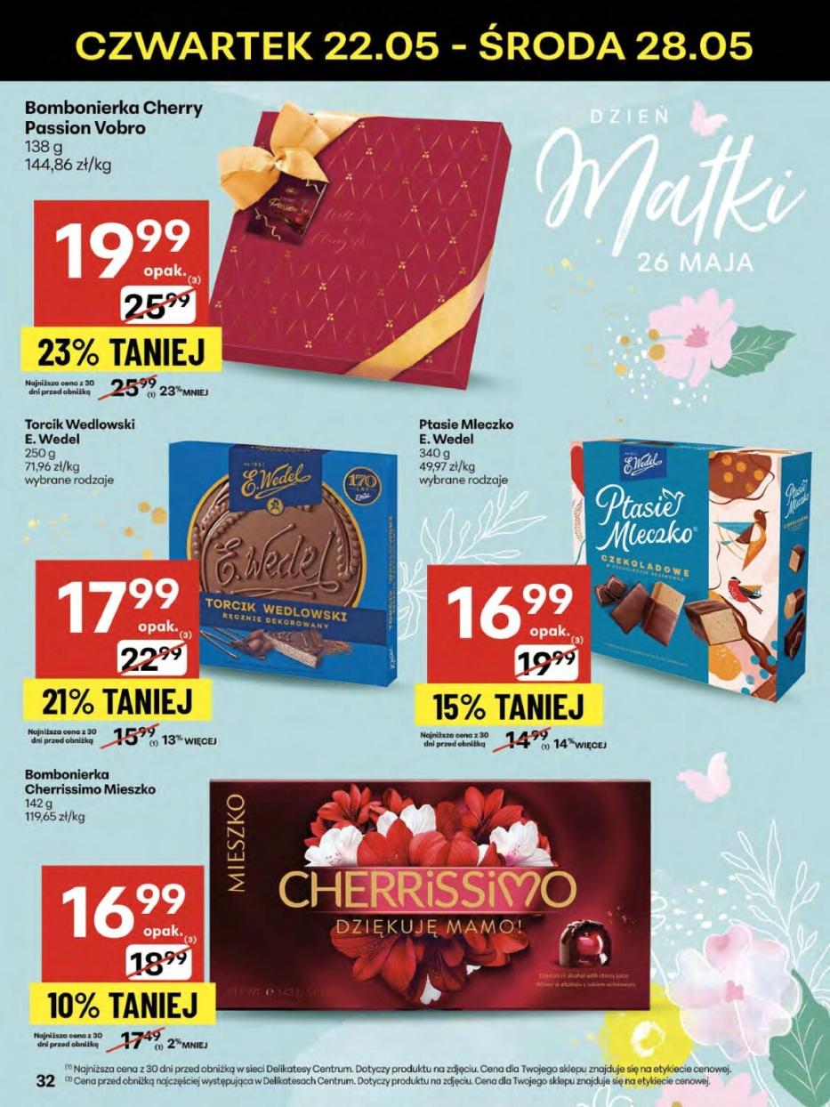 Gazetka promocyjna Delikatesy Centrum str. 32
