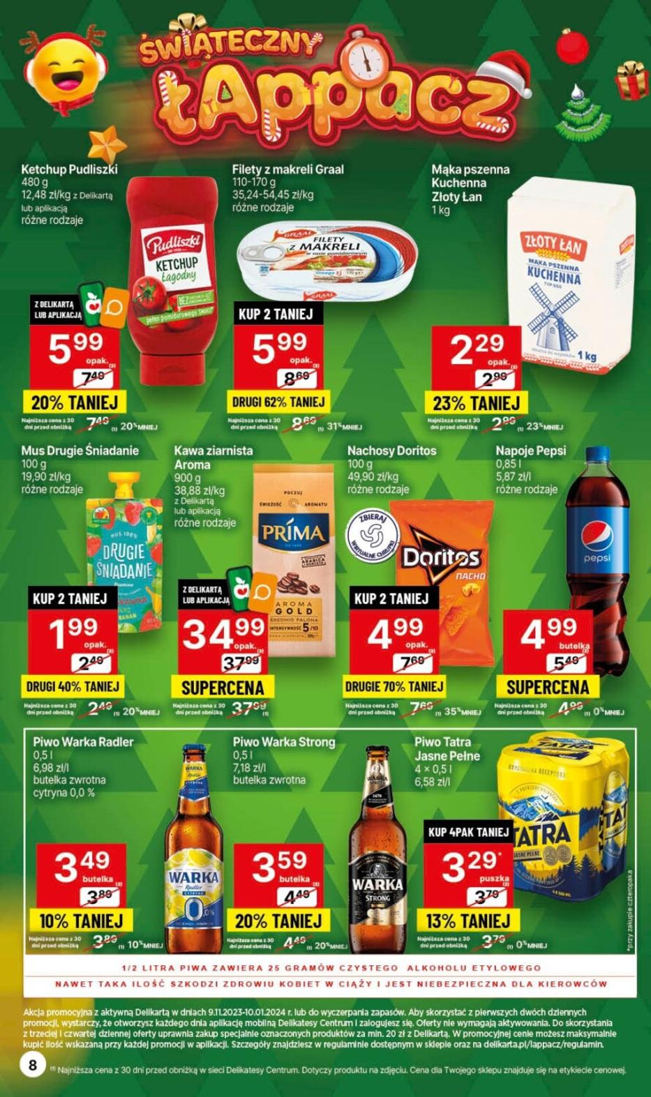 Gazetka promocyjna Delikatesy Centrum str. 8