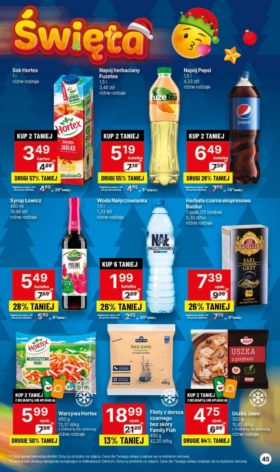 Gazetka promocyjna Delikatesy Centrum str. 45