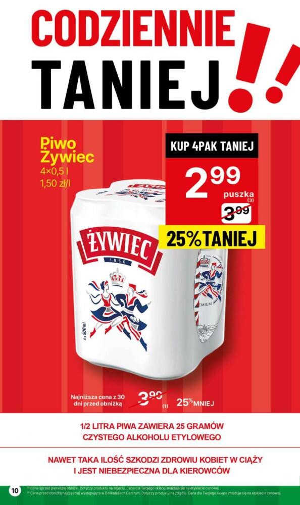 Gazetka promocyjna Delikatesy Centrum str. 10