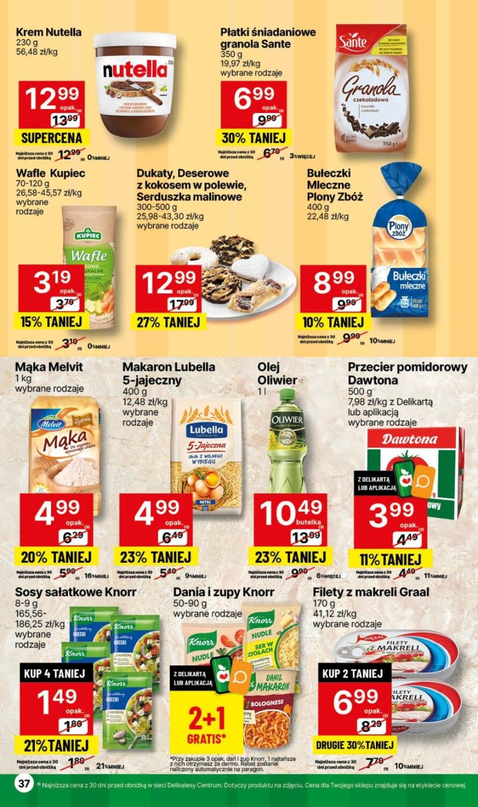 Gazetka promocyjna Delikatesy Centrum str. 37