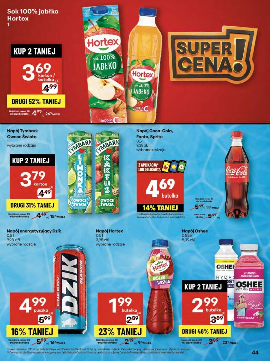 Gazetka promocyjna Delikatesy Centrum str. 44
