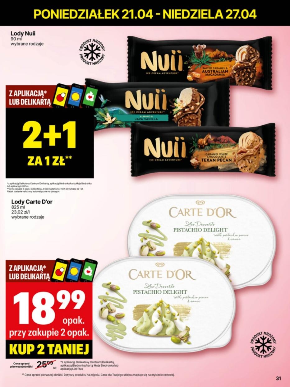 Gazetka promocyjna Delikatesy Centrum str. 31