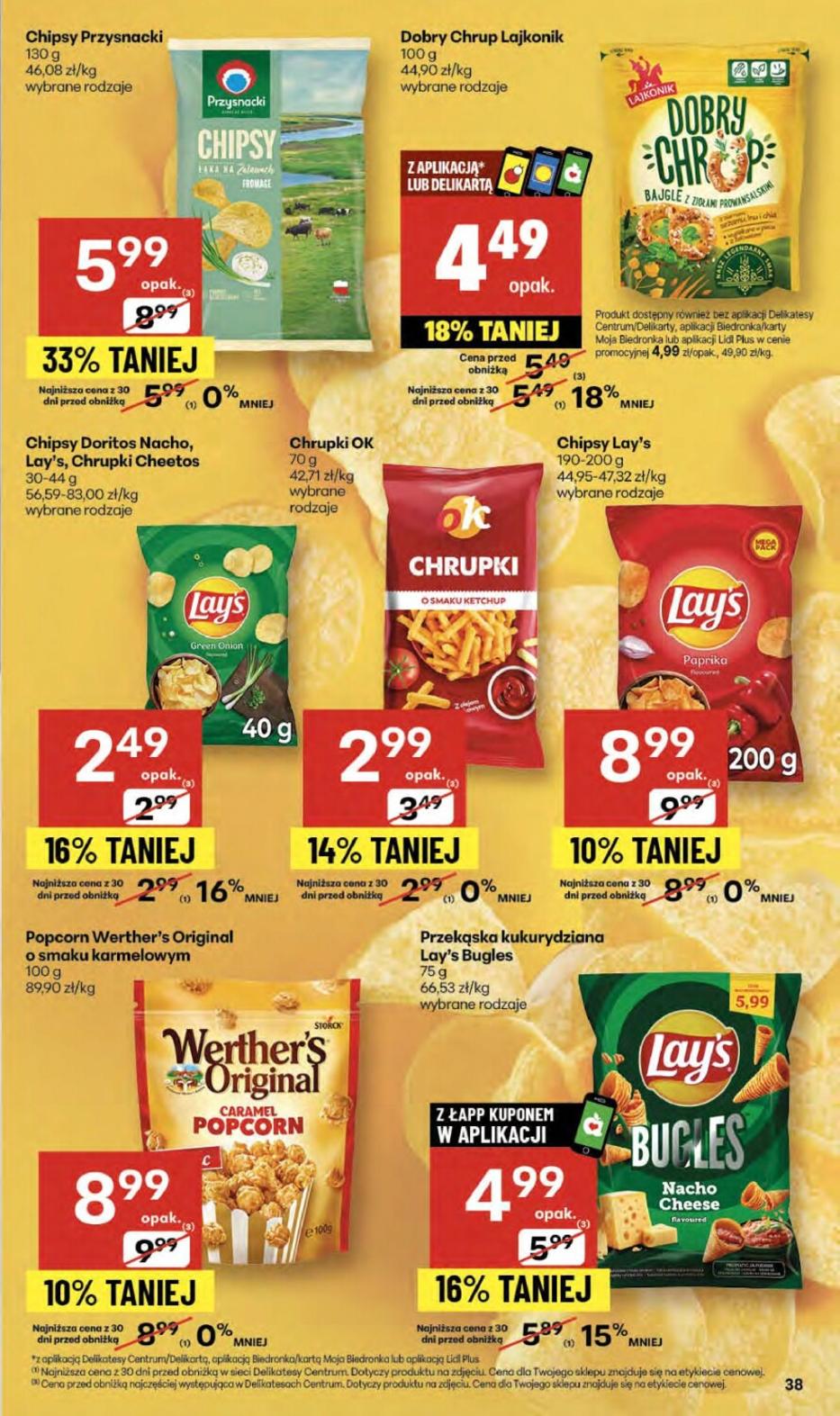 Gazetka promocyjna Delikatesy Centrum str. 38