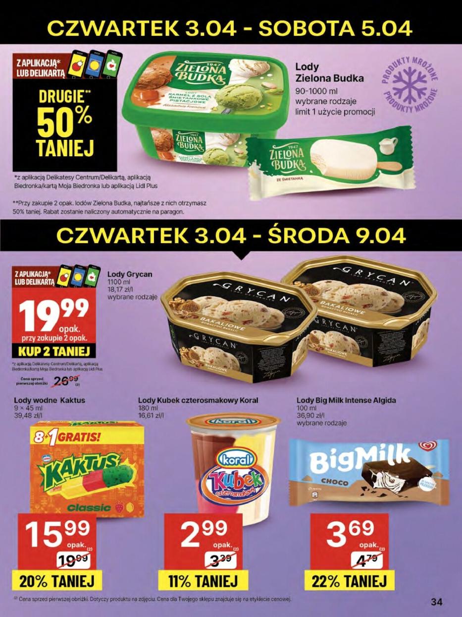 Gazetka promocyjna Delikatesy Centrum str. 34
