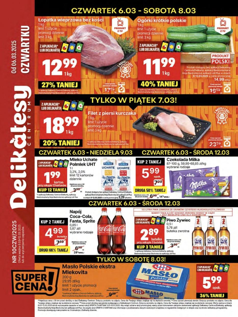 Gazetka promocyjna Delikatesy Centrum str. 1