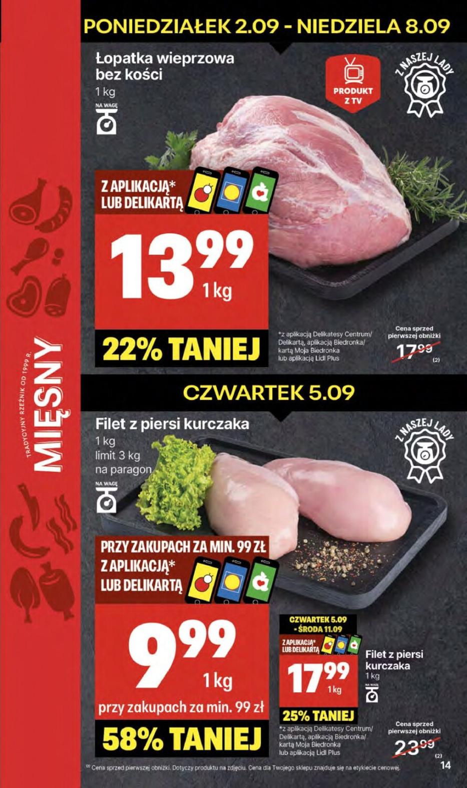 Gazetka promocyjna Delikatesy Centrum str. 14