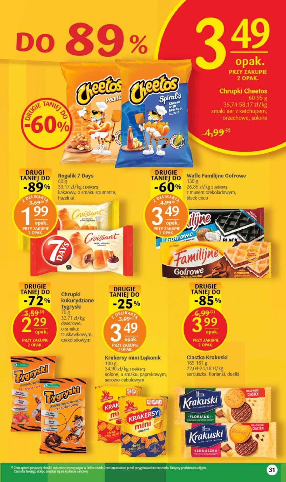 Gazetka promocyjna Delikatesy Centrum str. 31