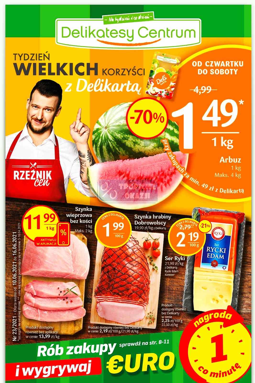 Gazetka promocyjna Delikatesy Centrum str. 1