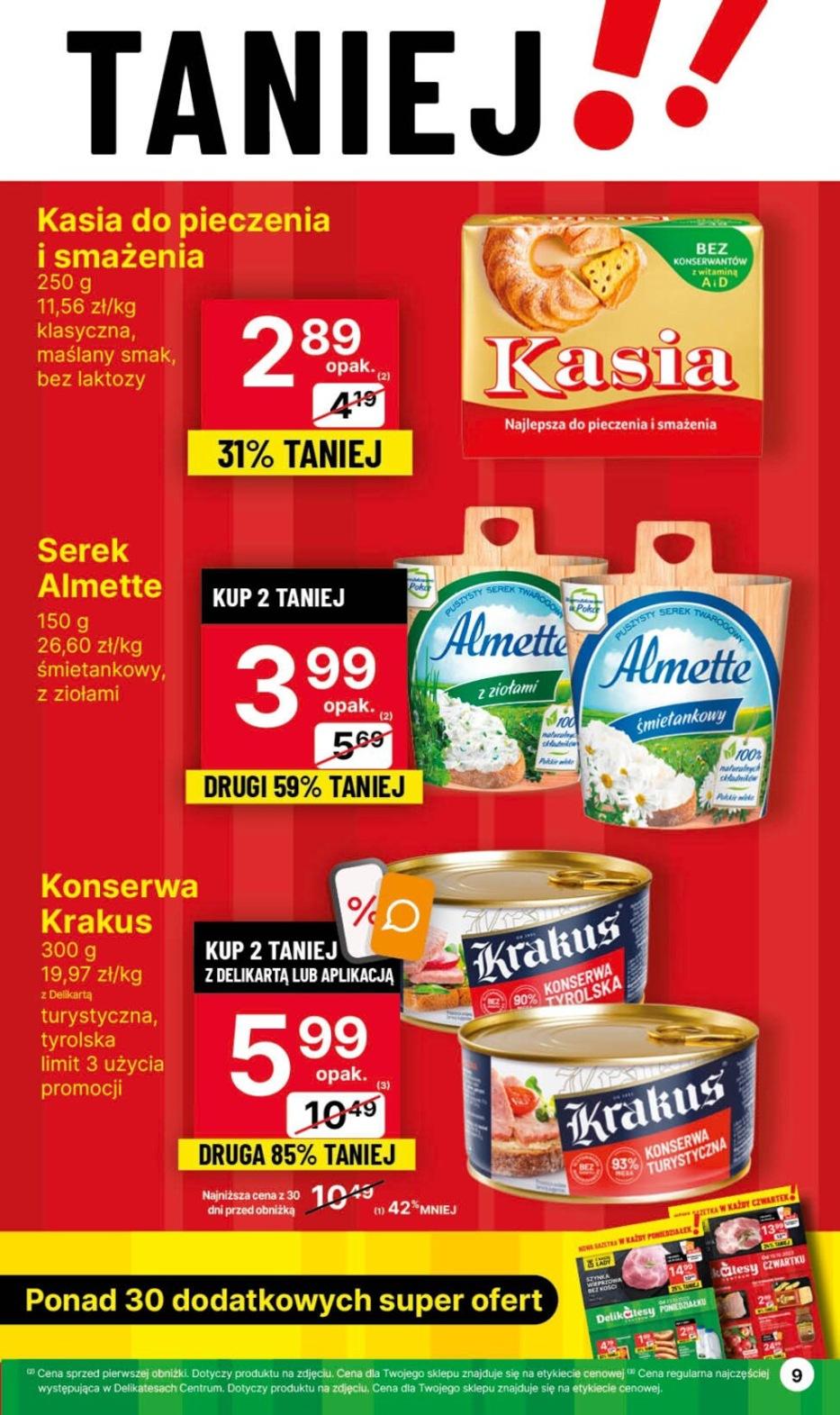 Gazetka promocyjna Delikatesy Centrum str. 9