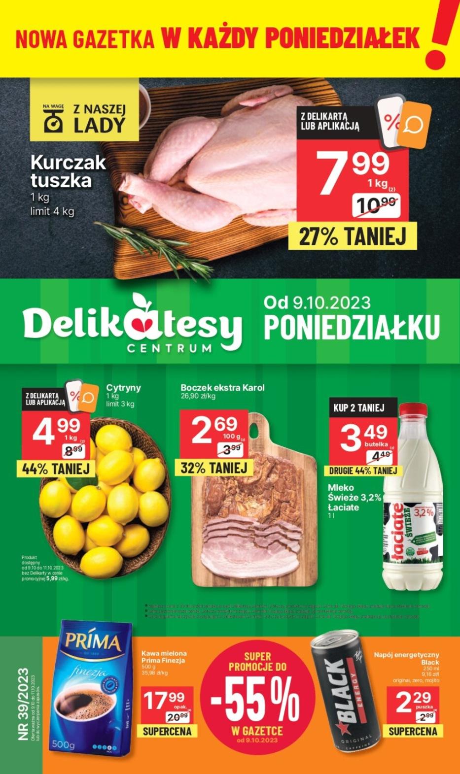 Gazetka promocyjna Delikatesy Centrum str. 1