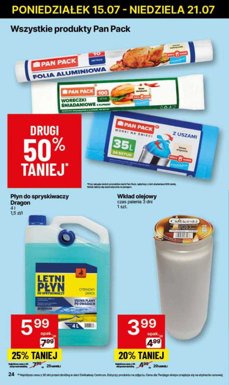 Gazetka promocyjna Delikatesy Centrum str. 24