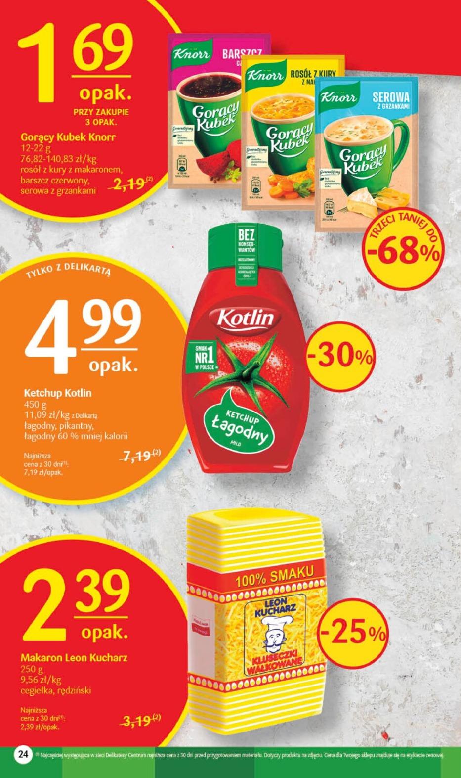 Gazetka promocyjna Delikatesy Centrum str. 24