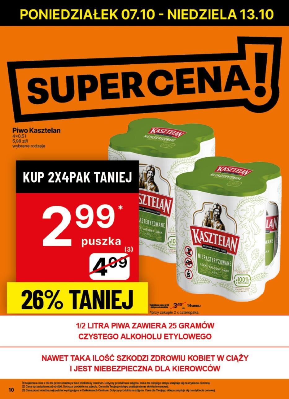 Gazetka promocyjna Delikatesy Centrum str. 10