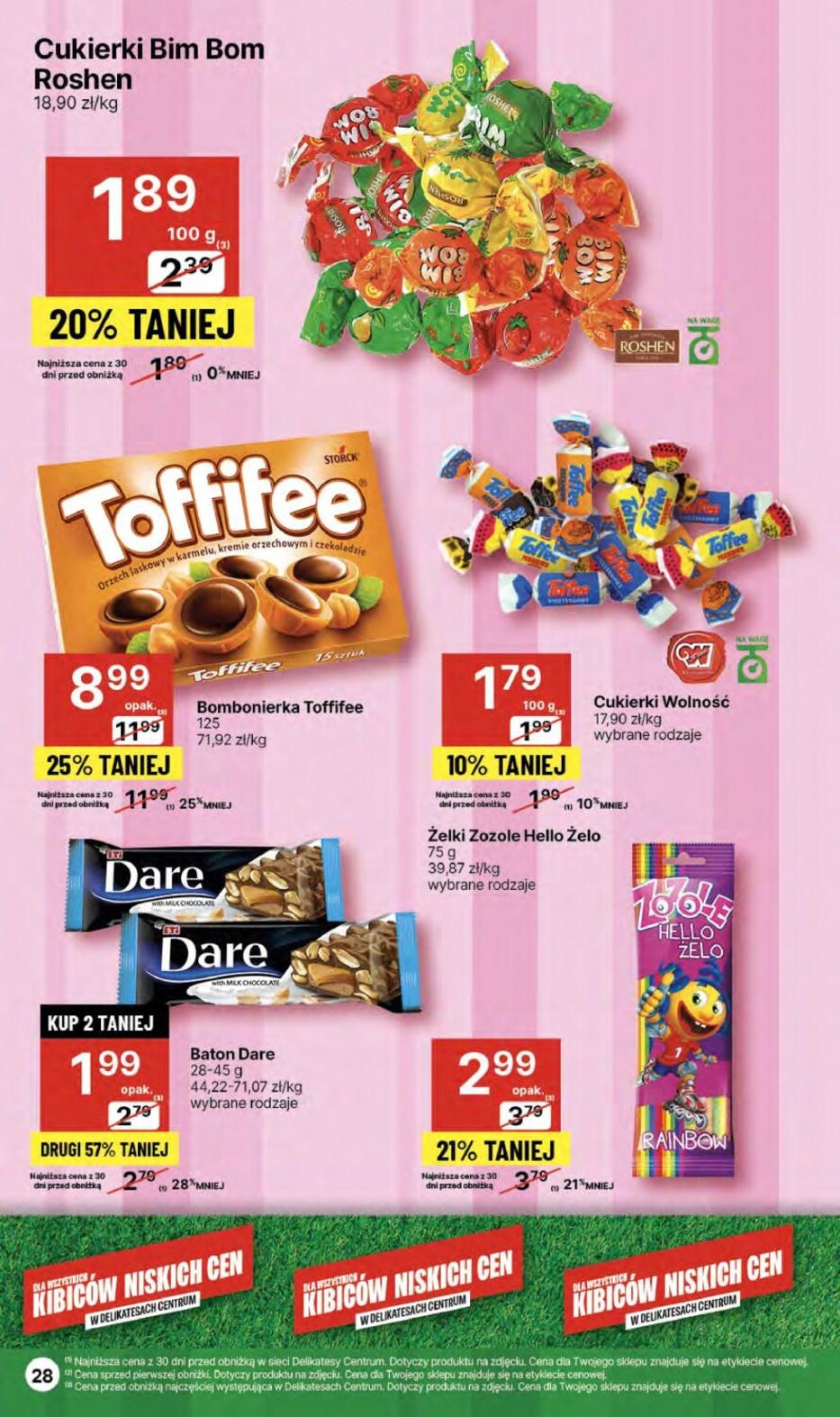 Gazetka promocyjna Delikatesy Centrum str. 28