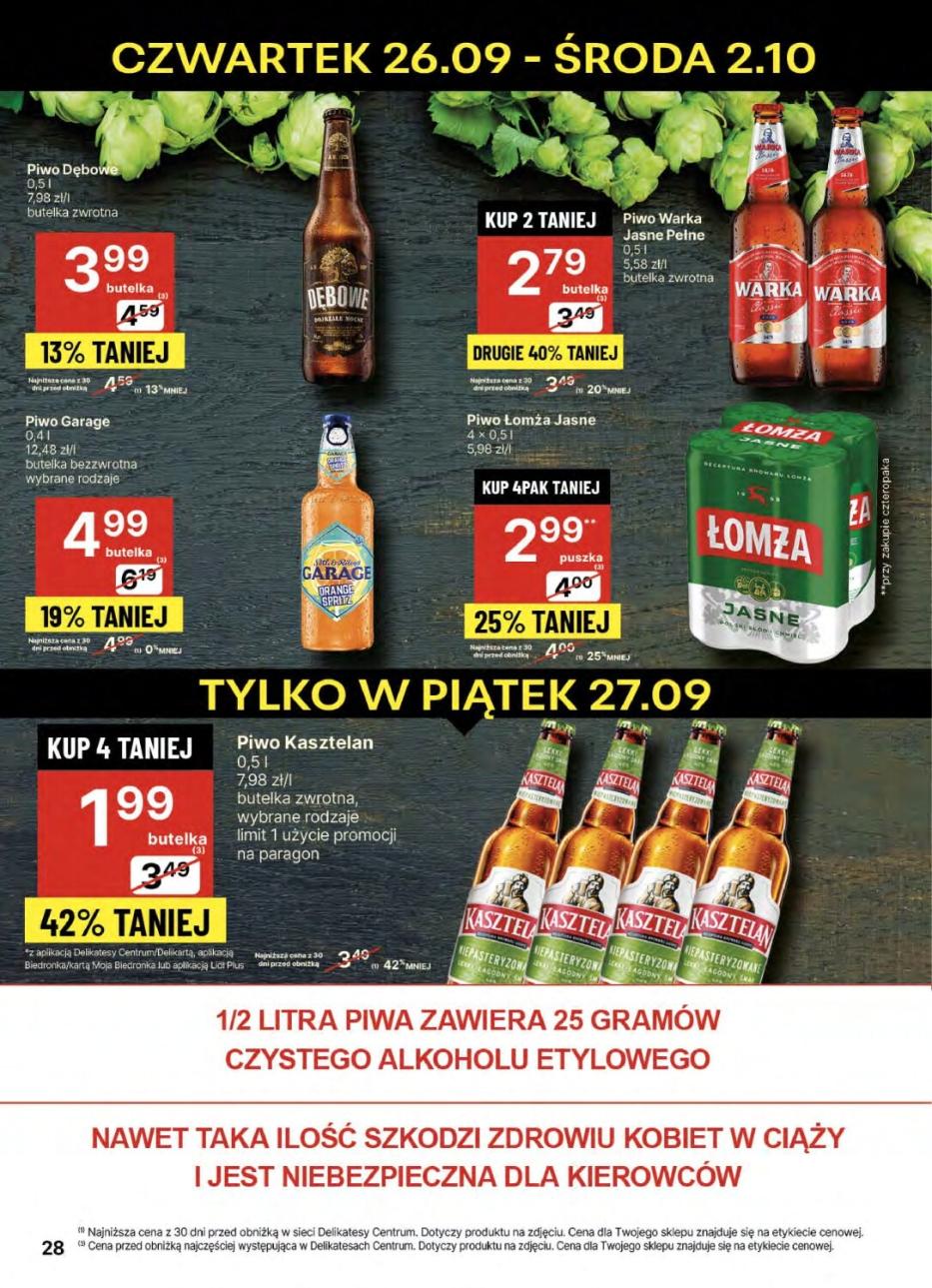 Gazetka promocyjna Delikatesy Centrum str. 28