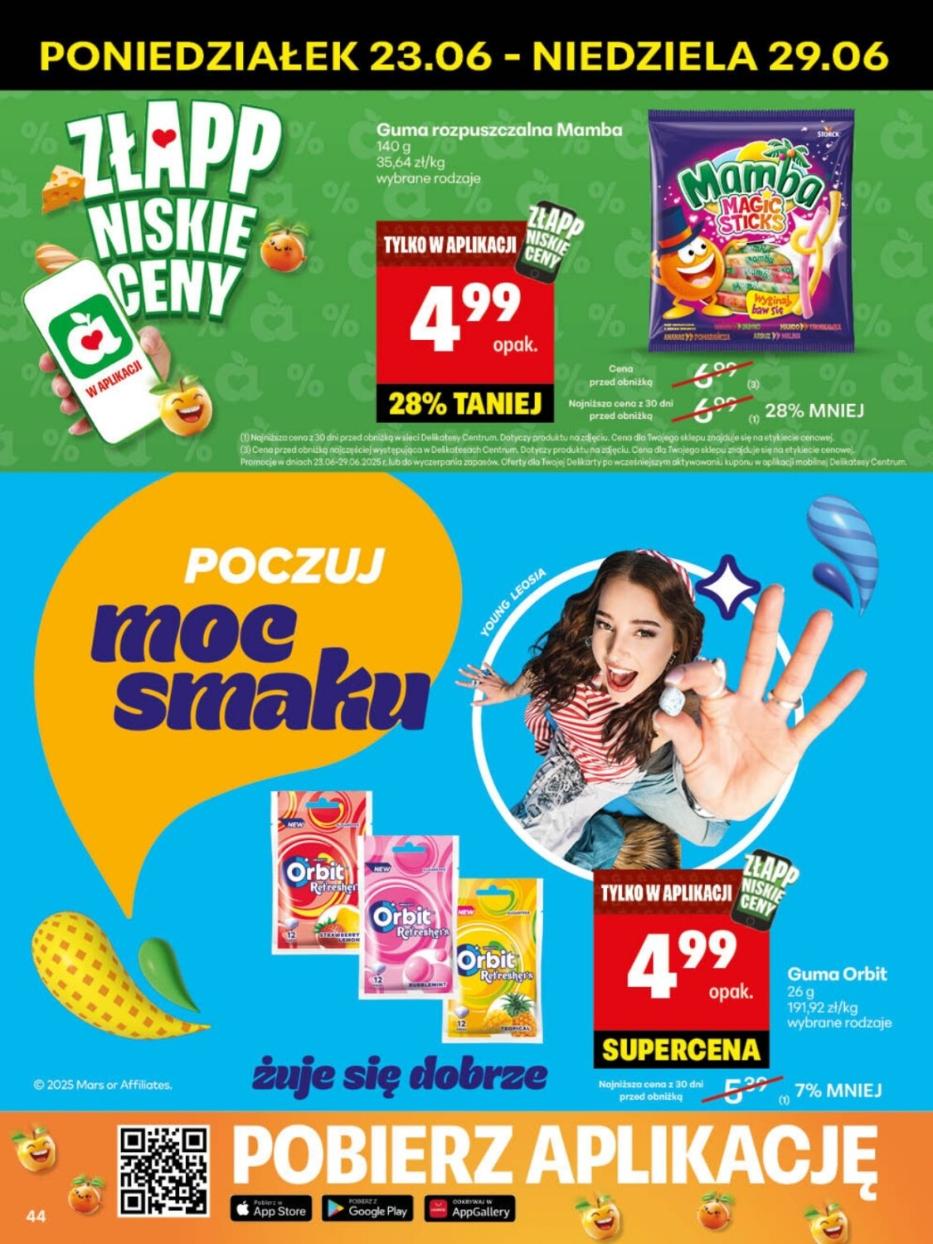 Gazetka promocyjna Delikatesy Centrum str. 44