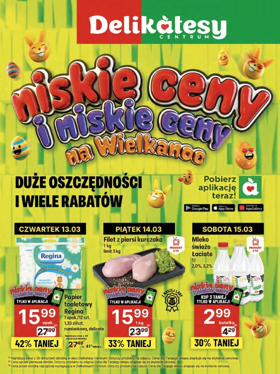 Gazetka promocyjna Delikatesy Centrum str. 1