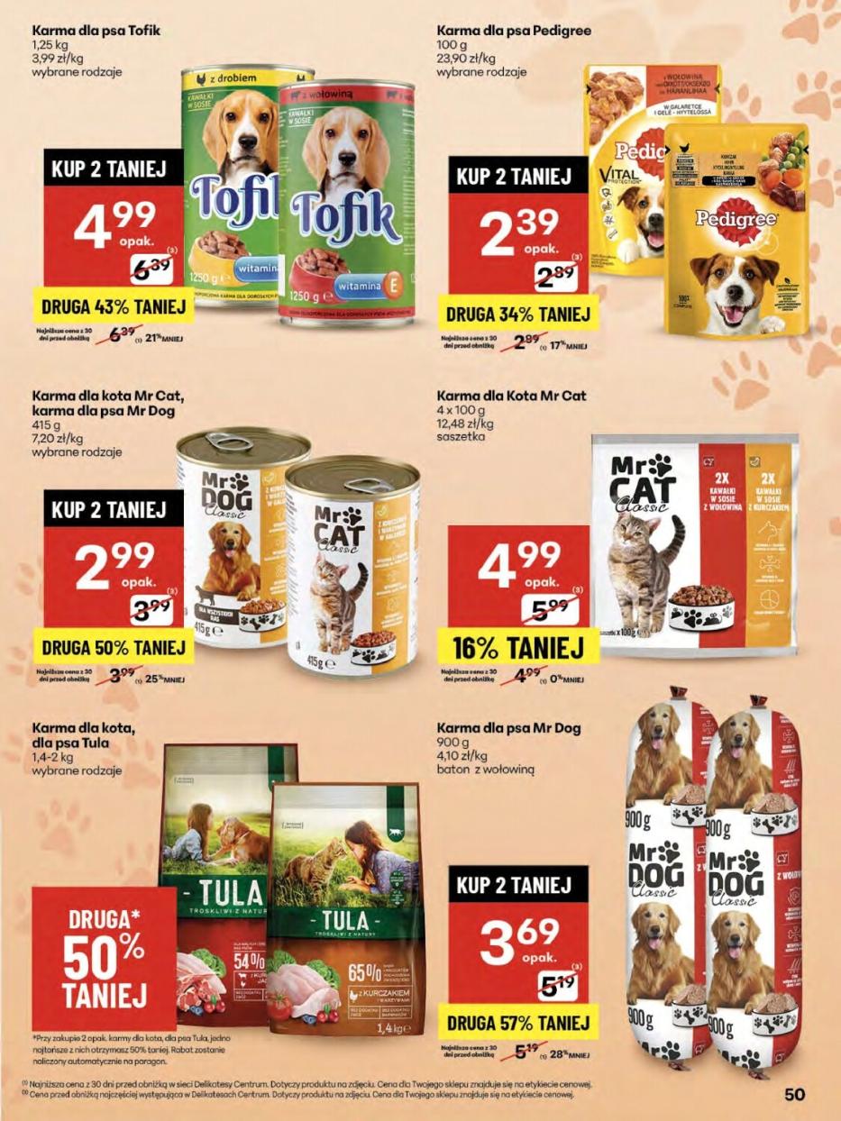 Gazetka promocyjna Delikatesy Centrum str. 50