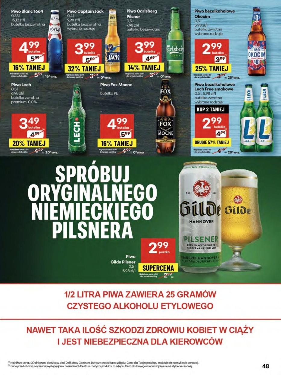 Gazetka promocyjna Delikatesy Centrum str. 48