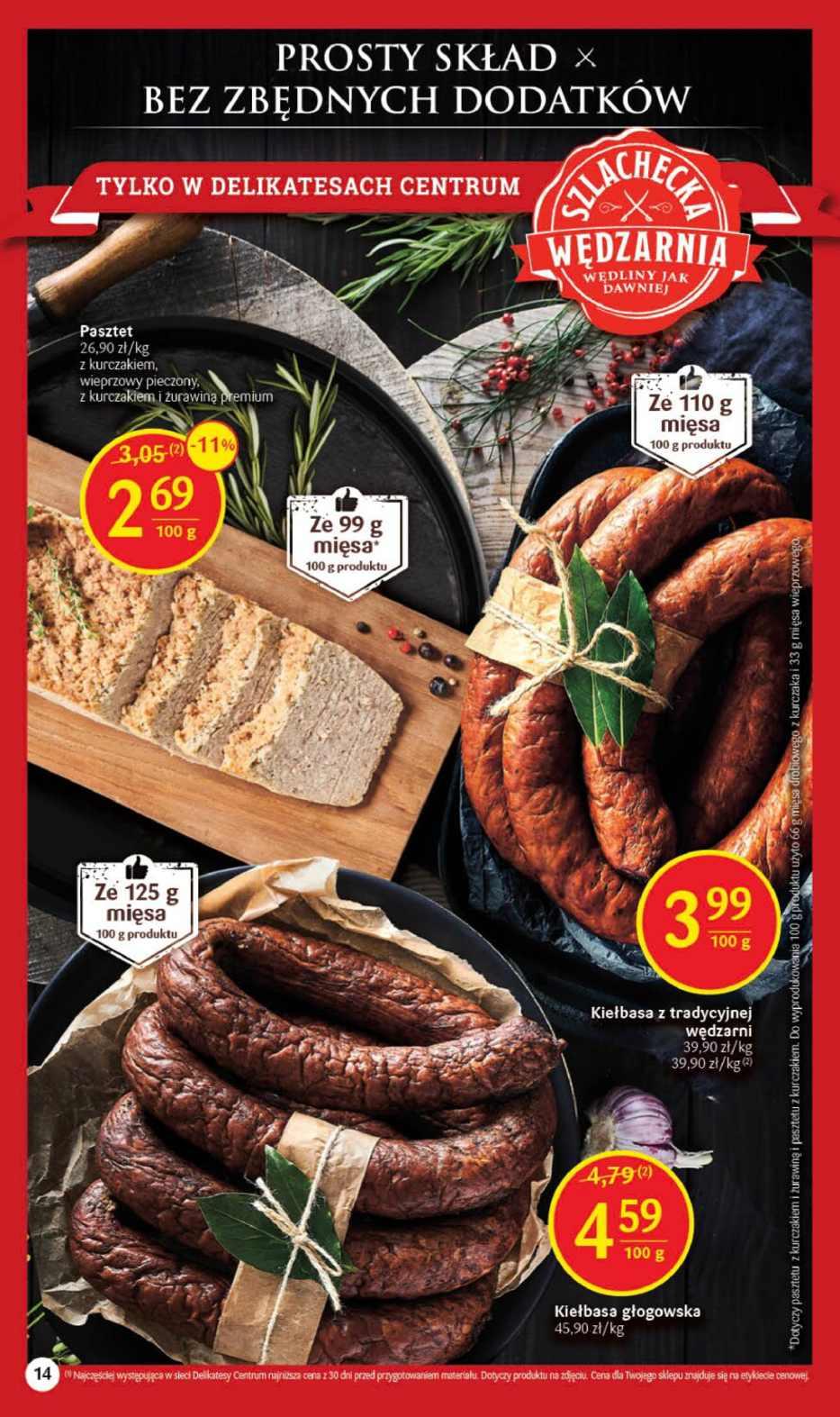 Gazetka promocyjna Delikatesy Centrum str. 14