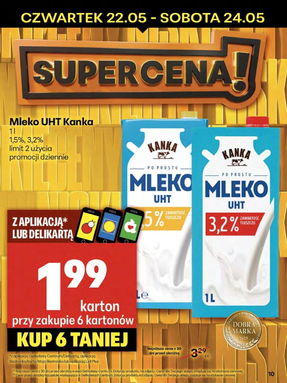 Gazetka promocyjna Delikatesy Centrum str. 10