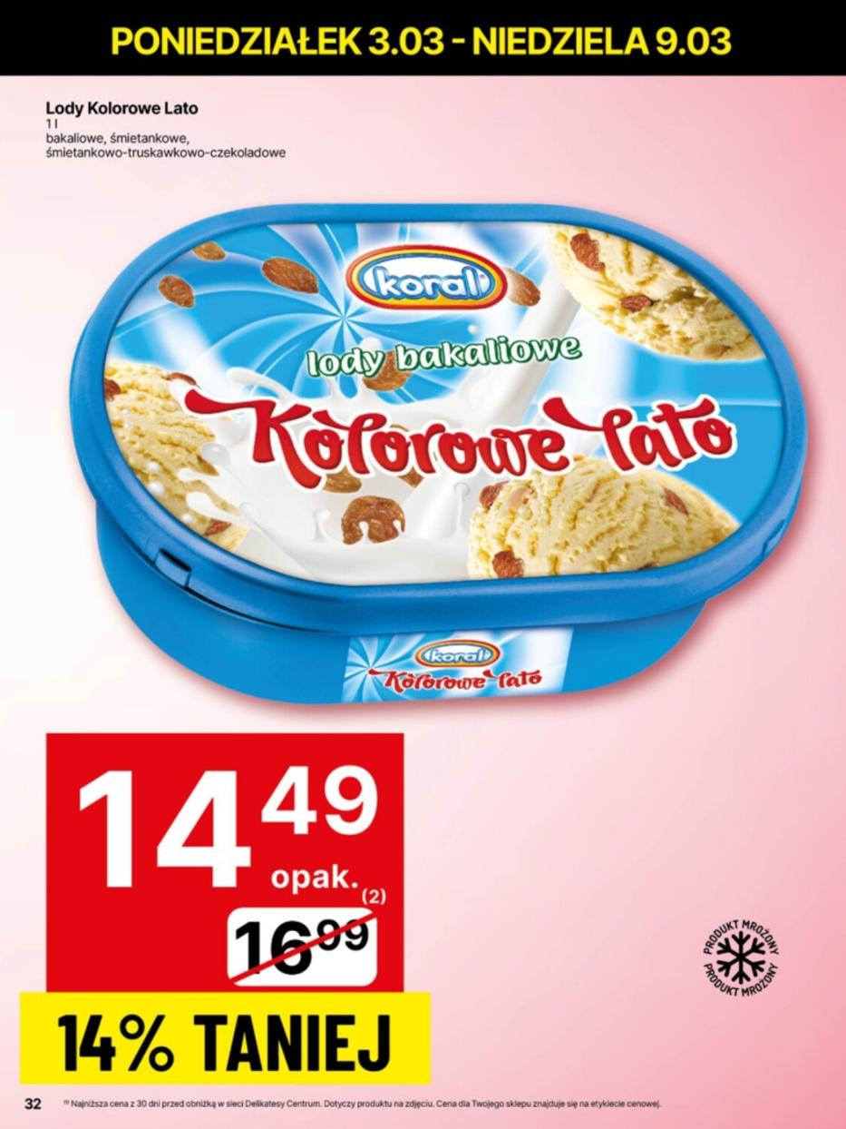 Gazetka promocyjna Delikatesy Centrum str. 32