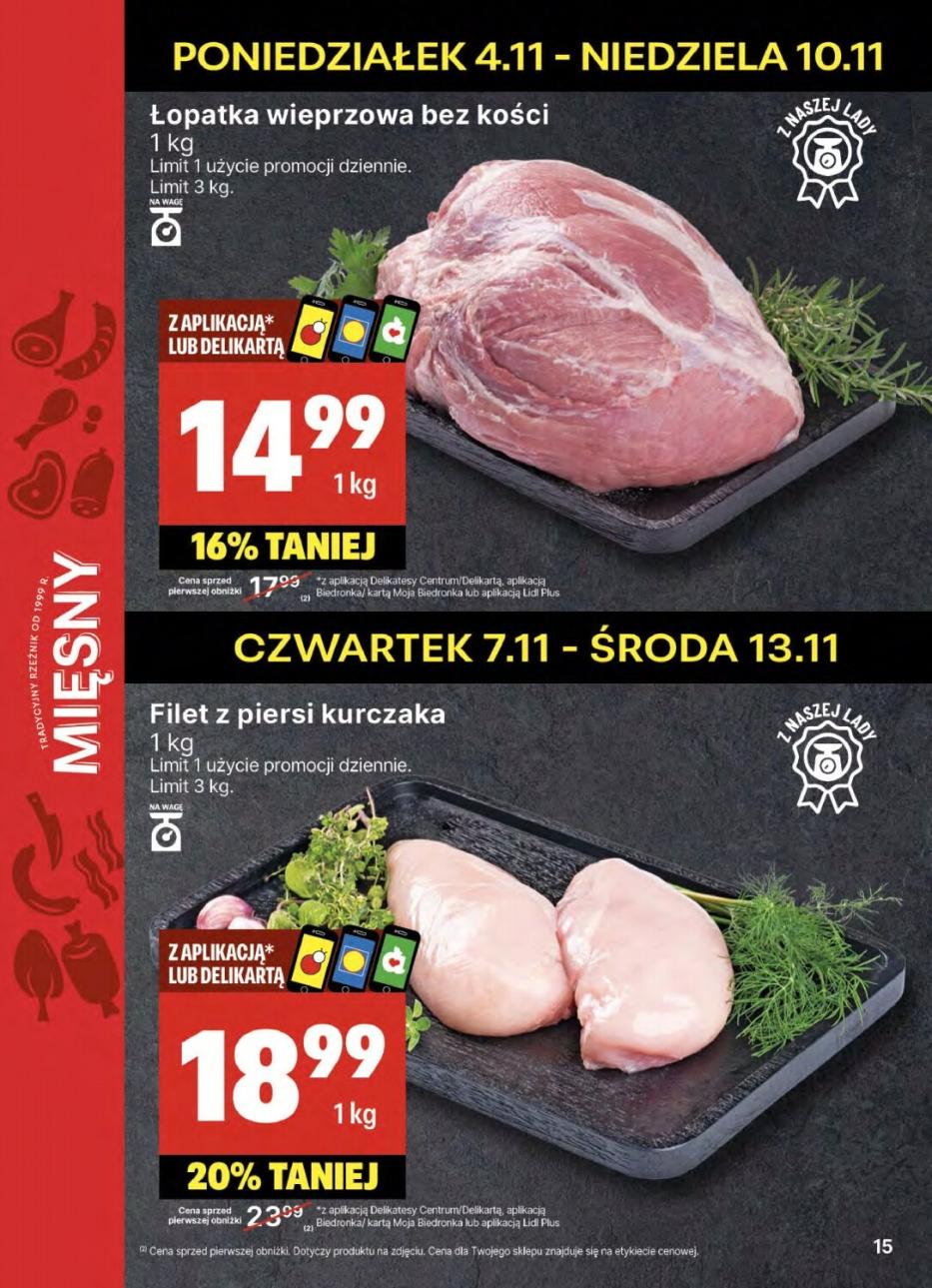 Gazetka promocyjna Delikatesy Centrum str. 15