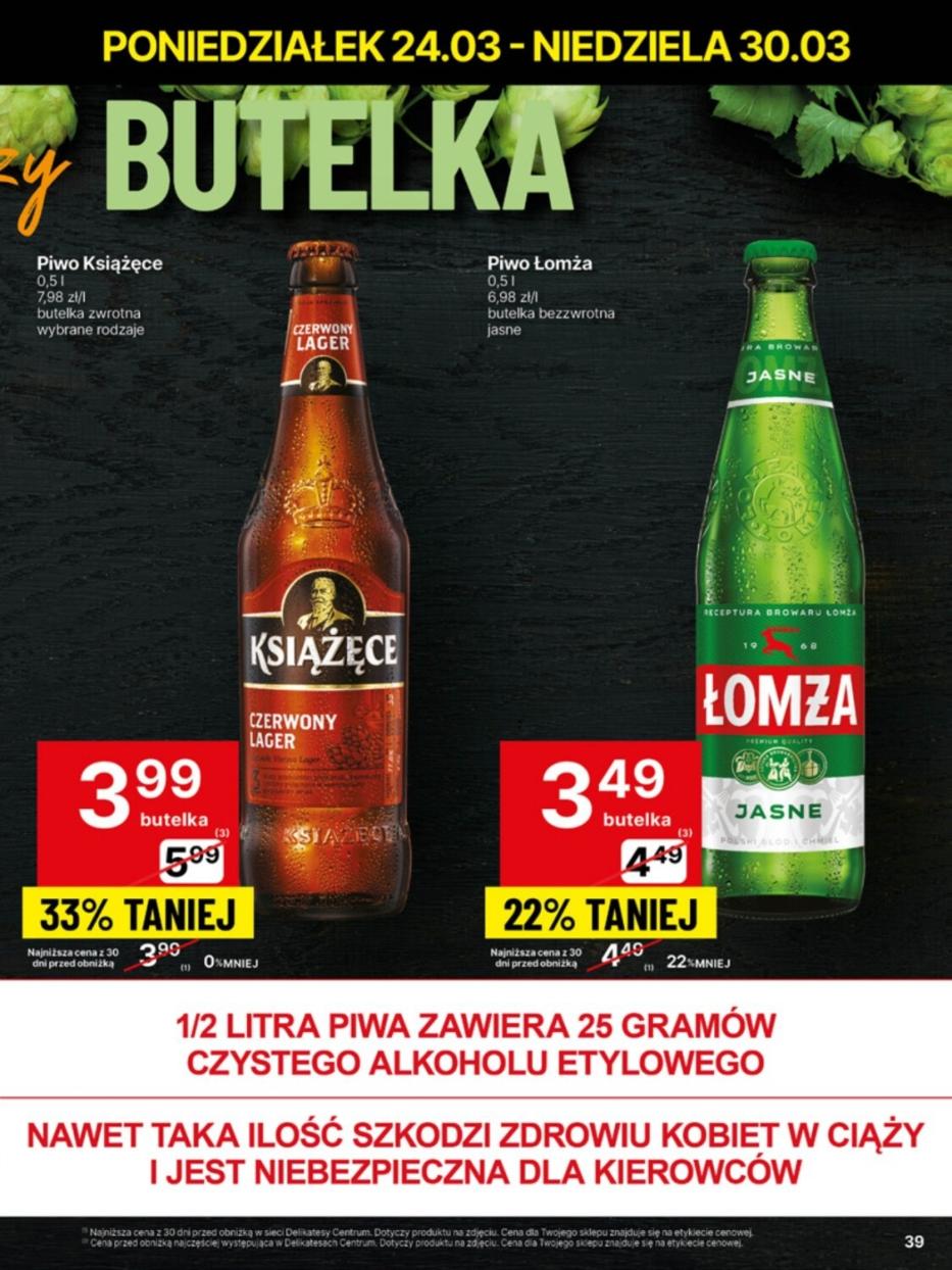Gazetka promocyjna Delikatesy Centrum str. 39