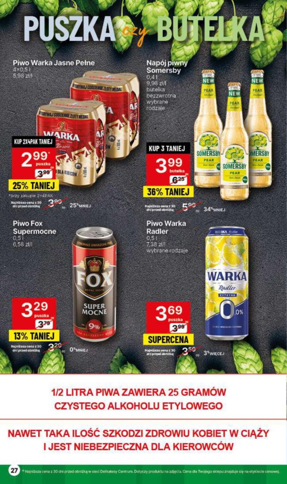 Gazetka promocyjna Delikatesy Centrum str. 27