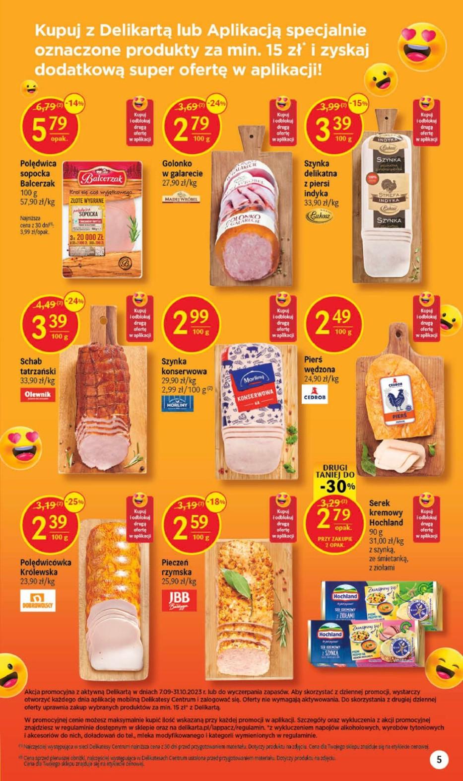 Gazetka promocyjna Delikatesy Centrum str. 5